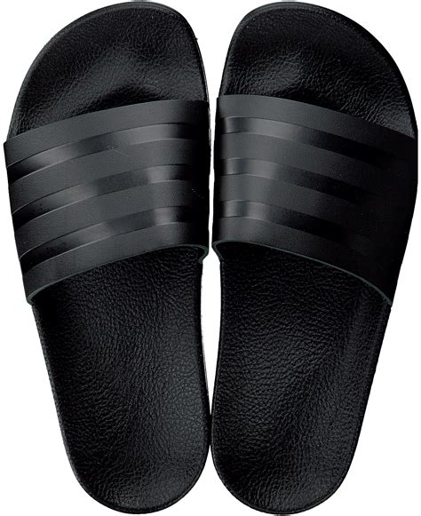 dames adidas slippers zwart|adidas slips dames.